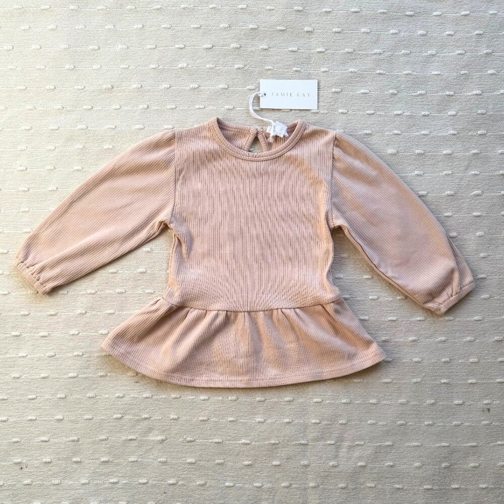 NWT Jamie Kay Organic Cotton Rowena Top - Rose Dust 2Y
